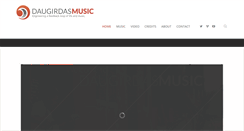 Desktop Screenshot of daugirdasmusic.com